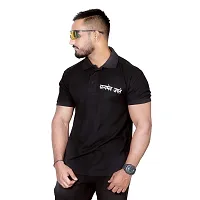 pariferry SATYAMEV JAYATE Tshirt Unisex Black (Small)-thumb1