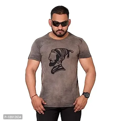 pariferry Men Tshirt Shivaji maharaj Mumbai Marathi Fan