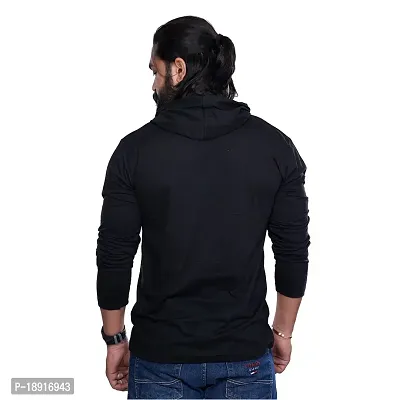 pariferry - Black Men's Cotton Blend Hooded Sweatshirt (XX-L, Batman-Black)-thumb3