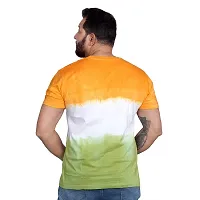 pariferry Indian Flag - Printed Round Neck Half Sleeves T-Shirt for Men (Medium, Tricolor-1)-thumb2