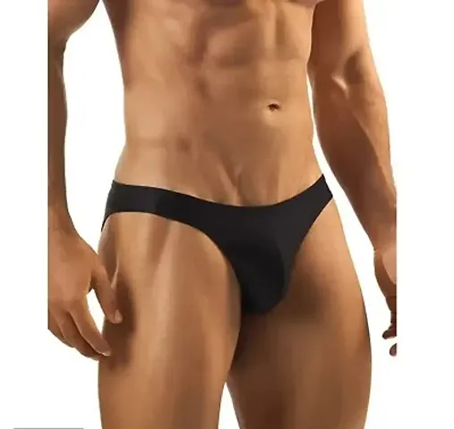 Stylish Blend Solid Briefs For Men