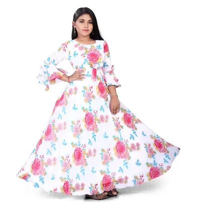 Beautiful Georgette Maxi Dress For Girls