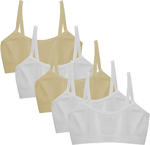 Womens Non Padded Non-Wired Full-Coverage Bra-Pack of 5