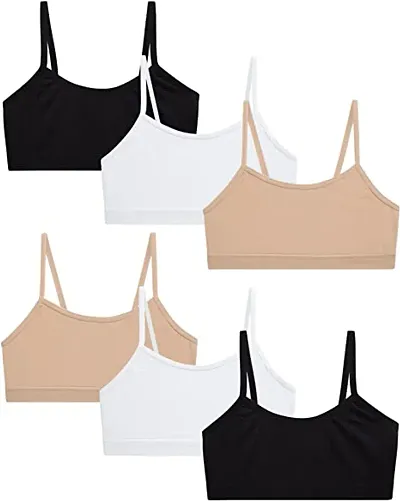 Classic Solid Beginners Bras For Women Pack of