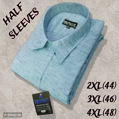 Linen Cotton Shirt For Men Causal Checks plain Shirt 2xl 3xl 4xl big size