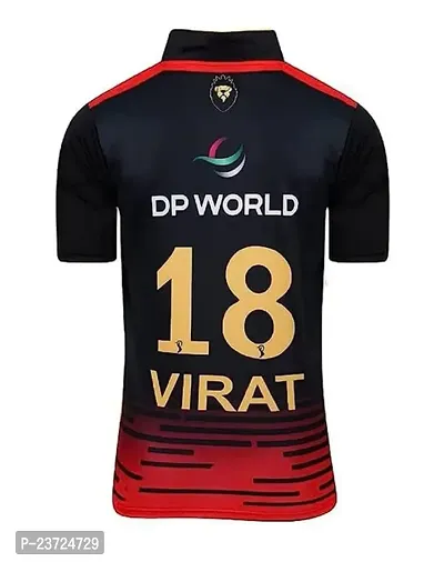 VIRAT KOHLI REDD BANGLORE Cricket Jersey with Back Print 2022-2023 Cricket -(Mens  Kids)(8-9Years) Multicolour-thumb2