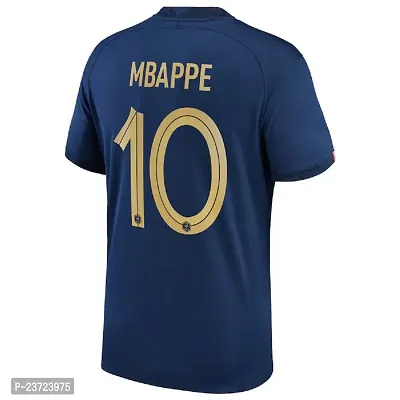 Mbappe 10 Official Football Tshirt 2023-2024 (Kids  Boys)(8-9Years) Multicolour-thumb3