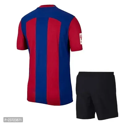 Sports Football New Team Home Jersey with Shorts 2023-2024 for Men  Boys(8-9Years) Multicolour-thumb2