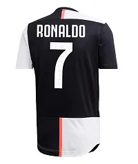 Cristiano Ronaldo 7 Home Football Team Half Sleeve Jersey 2022/2023 (Men  Kids)(Small 36) Multicolour-thumb2