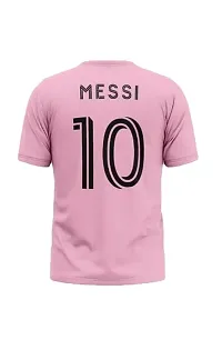 Miami Messi 10 Football Pink Jersey Tshirt 2023/2024 (Kid's,Boy's  Men)(9-10Years)-thumb2