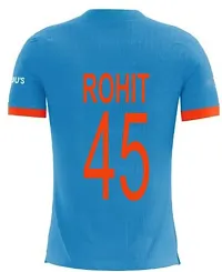 India New ODI Cricket Team Official Jersey Rohit 45 2023 for Kids  Men(9-10Years) Multicolour-thumb2