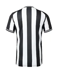 Sports Football New Team White  Black Half Sleeve Jersey 2023/2024 (Boys  Men)(13-14Years)-thumb2