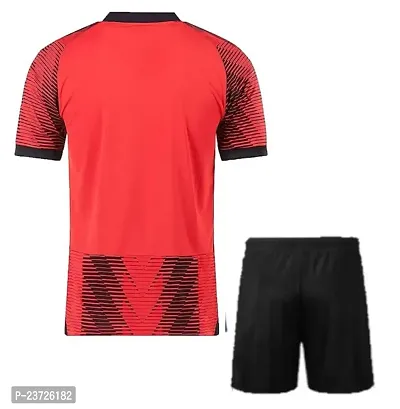 Sports Home Football New Club Team Official Jersey with Shorts 2023/2024 for Men  Boys(Medium 38) Multicolour-thumb2