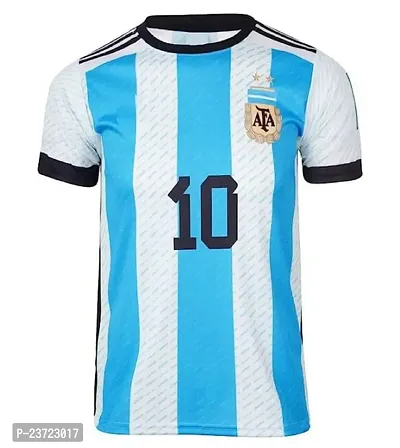 Messi White WC Jersey with Back Print 2022-2023 Football -(Mens  Kids)(Medium 38)-thumb2