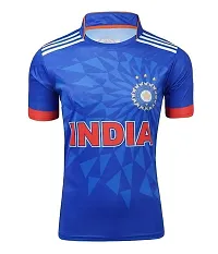 Indian Jersey Dark Blue T20 WORLDCUP Jersey 2022-23 -(Mens  Kids)(8-9Years)-thumb1