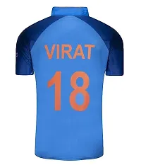 Team India Blue T20 Wolrd Cup Jersey with Back Name VIRAT 2022-23 -(Mens  Kids)(X-Large 42)-thumb1