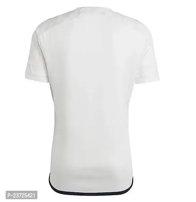 Football Away White Half Sleeve Official Jersey 2023-2024 for Men  Boys(14-15Years)-thumb3