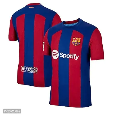 Sports Football New Team Home Jersey 2023-2024 for Men  Boys (13-14Years) Multicolour-thumb0