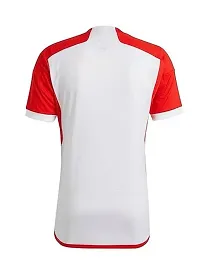 Football Home White New Team Half Sleeve Official Jersey 2023/2024 (Men  Boys)(Large 40)-thumb2