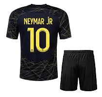 PARISS Jersey Neymar 10 with Black Shorts for Boys  Men(7-8Years)-thumb1