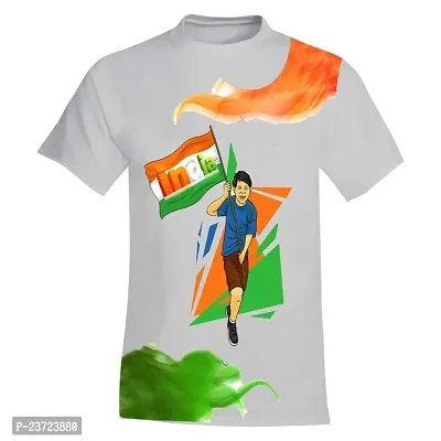 Independence Day Dress-Republic Day Dress-Independence Day Tshirt for Boys  Girls(Small 36) Multicolour