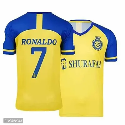 Sports Football Jersey for Men and Boys AL_Nasser RONOLDO Jersey(7-8Years) Multicolour-thumb0