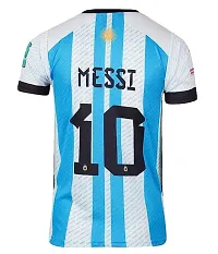 Messi World Cup Jersey with Back Print 2022-2023 Football -(Mens  Kids)(11-12Years) Multicolour-thumb1