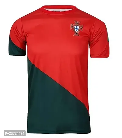 Ronaldo RED WC Jersey with Back Print 2022-2023 Football -(Mens  Kids)(6-7Years)-thumb2