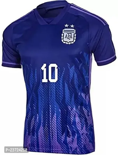 Sports Football Jersey for Men Argentina_Away 22-23 Jersey(9-10Years) Multicolour