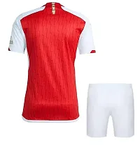 Sports Football Red Home Original Half Sleeve Jersey with Shorts for Boys  Men 2023-2024(XX-Large 44)-thumb1