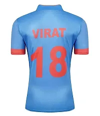 Team India ODI VIRAT with Back Name VIRAT Jersey 2022-23 -(Mens  Kids)(Large 40) Multicolour-thumb1