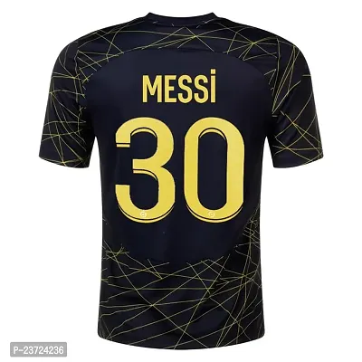 Argentina Blue Lionel Messi 10 World Cup Home Original Football Half Sleeve Jersey with Shorts for Boys and Men 2022-2023(Medium 38,blkM30)-thumb3