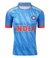 Indian Team Jersey Blue ODI WORLDCUP Jersey with Back Name VIRAT 2022-23 -(Mens  Kids)(XX-Large 44)-thumb1