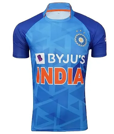 Team India T20 Wolrd Cup Jersey with Back Name VIRAT 2022-23 -(Mens Kids)(11-12Years)