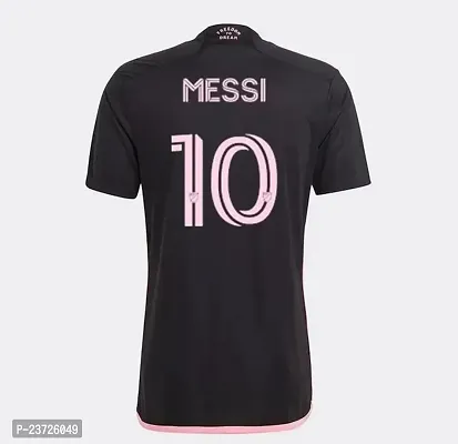 Football New Team Jersey Messi 10 with Shorts 2023/2024 for Men  Kids(13-14Years,M10blk)-thumb3