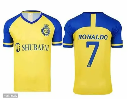 Sports Football Jersey for menAL_Nasser RONOLDO Jersey(11-12Years) Multicolour