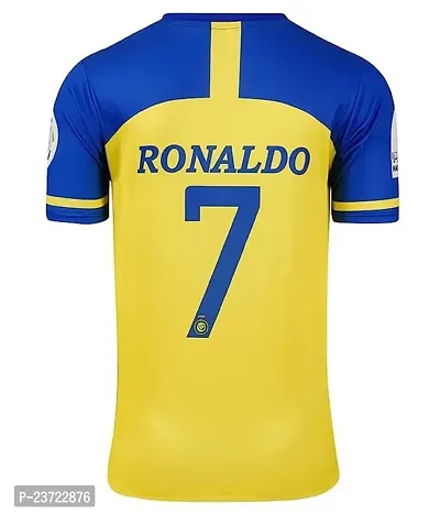 Football Ronaldo Yellow Jersey ALN 2022-23 -(Mens  Kids)(13-14Years)