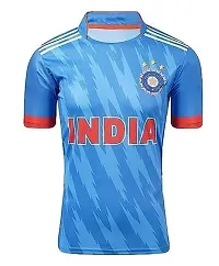 Indian Jersey Blue ODI WORLDCUP Jersey Virat 2023-24 -(Mens  Kids)(8-9Years)-thumb1