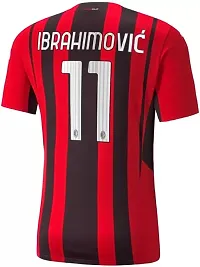 Ibrahimovic 11 Football Halfsleeve Jersey 2023 for Men  Kids (14-15Years) Multicolour-thumb2