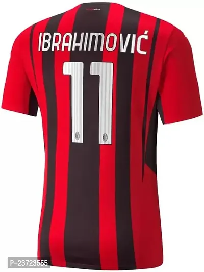 Ibrahimovic 11 Football Halfsleeve Jersey 2023 for Men  Kids (14-15Years) Multicolour-thumb3