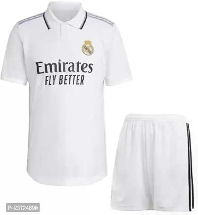 Benzema 9 Football Jersey with Shorts 2023/2024 for Kids  Boys (XX-Large 44) Multicolour