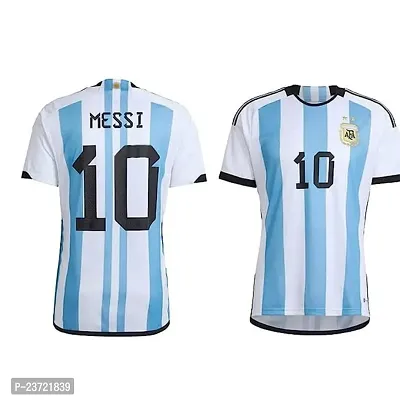 Sport Football Jersey for Men Argentina 22-23 Jersey(12-18Months) Multicolour-thumb3