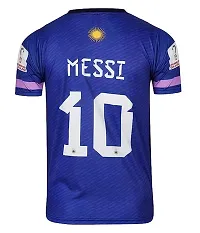 Messi World Cup Away Jersey with Back Print 2022-2023 Football -(Mens  Kids)(8-9Years) Multicolour-thumb2