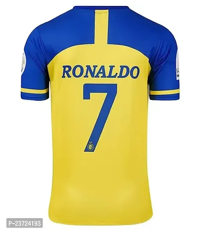 Football Ronaldo Yellow Jersey ALN 2022-23 -(Mens  Kids)(3-4Years)-thumb0