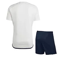 Football Away White Half Sleeve Official Jersey with Shorts 2023-2024 for Men  Boys(10-11Years)-thumb1