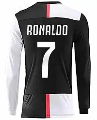 Cristiano Ronaldo 7 Home Football Team Full Sleeve Jersey 2022/2023 (Boys  Men)(7-8Years) Multicolour-thumb1