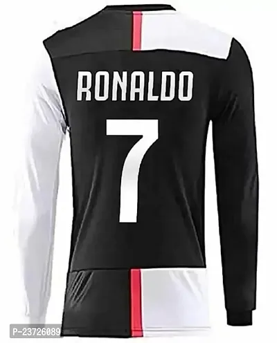 Cristiano Ronaldo 7 Home Football Team Full Sleeve Jersey 2022/2023 (Boys  Men)(7-8Years) Multicolour-thumb2