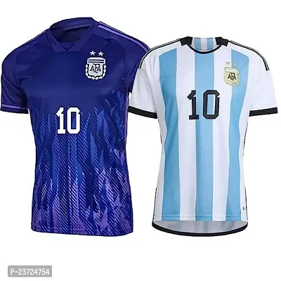 (Combo 2) Argentina Away  Home 22-23 Jersey(14-15Years) Multicolour-thumb3