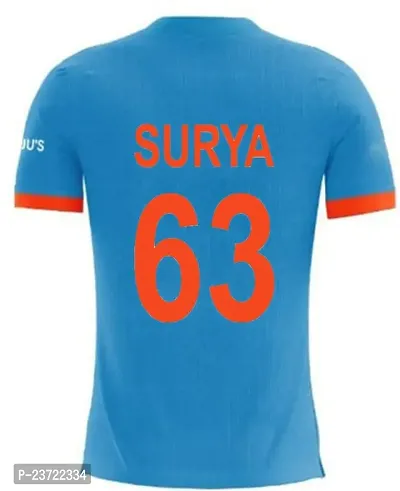 ODI India Cricket Team Jersey Surya 63 2023/2024 (Men  Boys)(15-16Years) Multicolour-thumb3