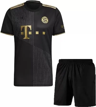 Football Third Halfsleeve Jersey with Shorts 2023/2024 (Boys Men)(8-9Years)